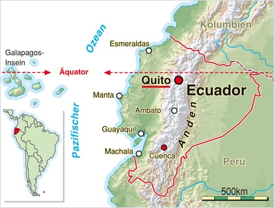 Ecuador / Galapagos Karte
